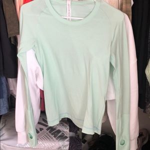 lulu mint green swiftly tech LS